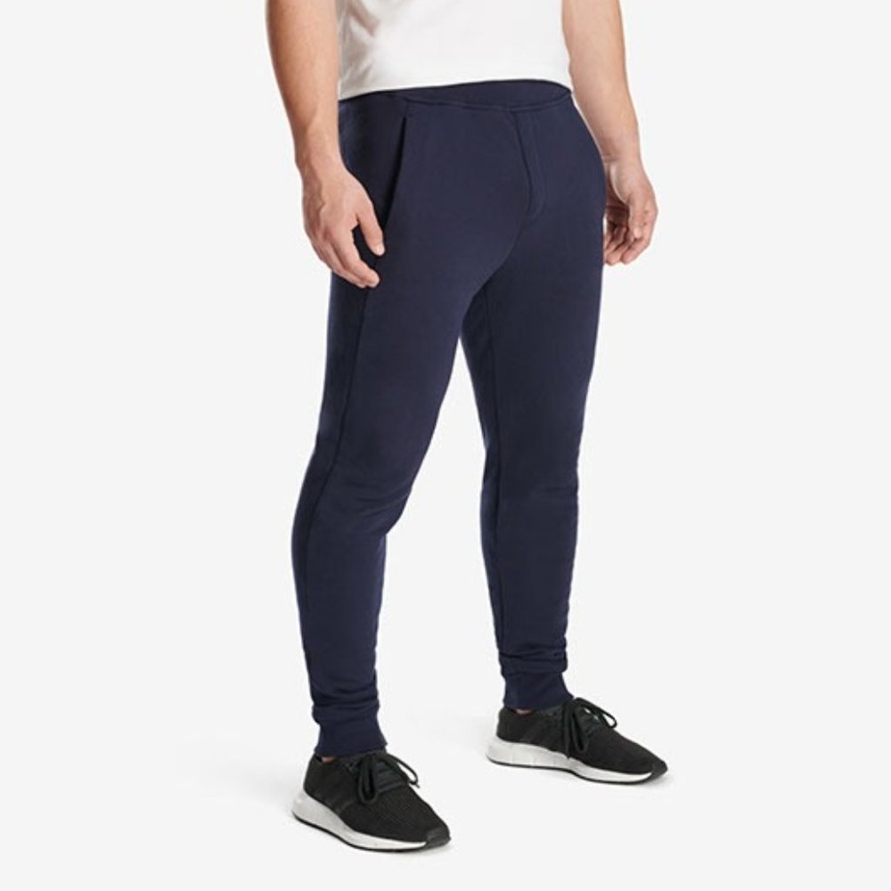 RYU Respect Your Universe Mens Core Jogger Pants in Ink Blue MSRP $155